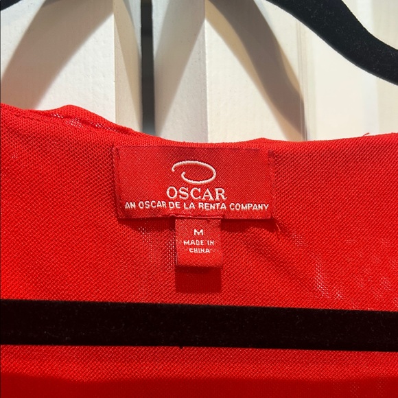 Red Ruffled V-Neck Top - Picture 2 of 4